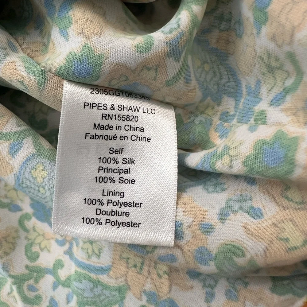 VERONICA BEARD Eleonora Floral-Print 100% Skirt Size 8